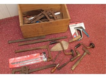 Crate Full Of Vintage Hand Tools