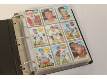 Binder Full Of Vintage Baseball Cards 1969 - 1979 Includes Stars, Rookies, And Hall Of Fame Players