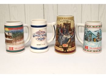 Miller Beer Steins Including Birth Of A Nation