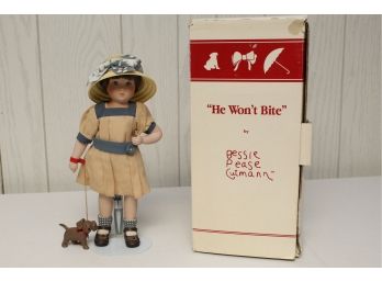 'He Wont Bite' Doll With Box
