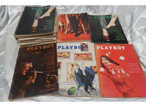Group Of Vintage 1960's Playboy Magazines