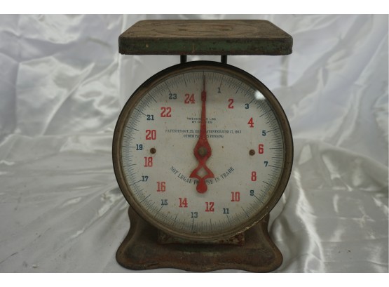 Vintage American Cutlery Co. 25 Pound Scale Patented Oct. 29, 1912