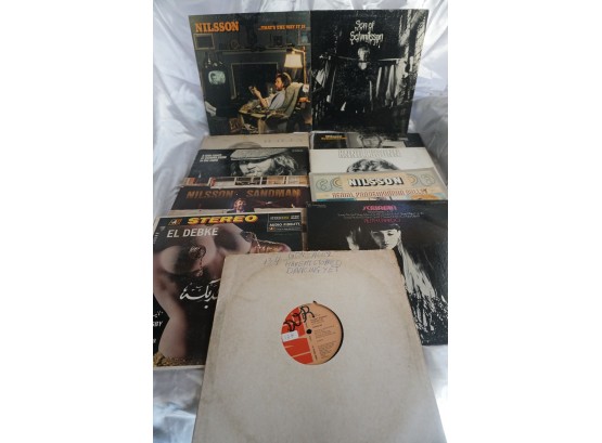 Collection Of Records Including Nilsson '...Thats The Way It Is' And 'son Of Schmilsson' -8