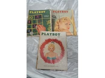 Group Of Vintage 1950's Playboy Magazines