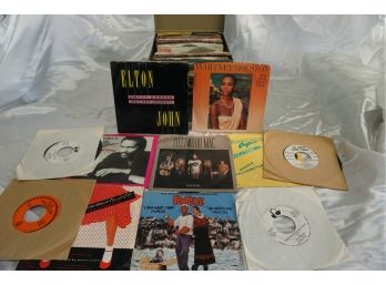 Box Of Records Including Elton John, Fleetwood Mac And Whitney Houston