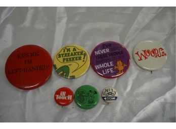 Group Of Vintage Pins Including Garfield And Snoopy-4
