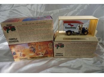 Trio Of Matchbox Models Of Yesteryear Great Beers Of The World Series 1910 Renault AG 'kronenbourg' -5