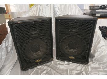 Pair Of Squire By Fender Speakers (unpowered And Untested)