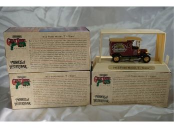Trio Of Matchbox Models Of Yesteryear Great Beers Of The World Series 1918 Ford Model T 'kirin' -4