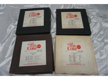 Vintage 'things Go Better With Coke' Coca Cola NAB Full Track Tape Reels