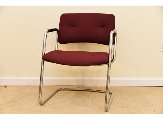 Chrome Leg Office Chair 24 X 18 X 30.5