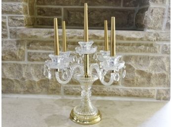 Amazing 5 Candle Crystal Candelabra 23' Tall