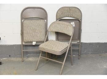 Trio Of Samsonite Folding Chairs