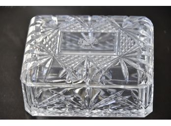 'Due Process Stable' Cut Crystal Lidded Box