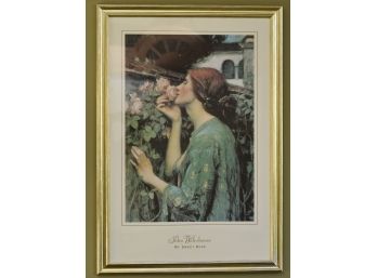 John Waterhouse 'My Sweet Rose' Framed Print 27 X 39