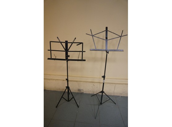 Pair Of Music Stands Including On-stage-stands 48x20