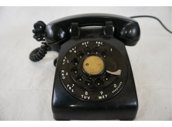 Vintage Western Electric Rotary Telephone With Bell System