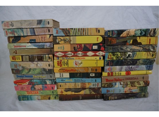 Large Collection Of Vintage Hardcover Books Including Adventure And Children-1