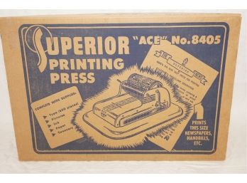 Vintage Superior 'ace' Printing Press