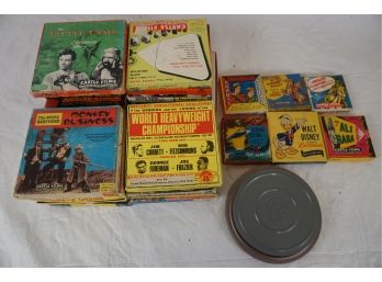 Collection Of 8mm Movie Reels Including Might Mouse And 1969 Super Bowl