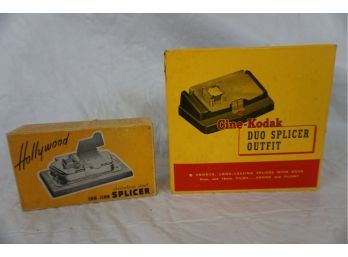 8mm And 16mm Film Splicers Including Hollywood And Cine-kodak