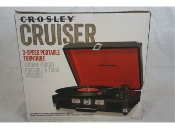 Crosley Cruiser 3-speed Portable Turntable In Box