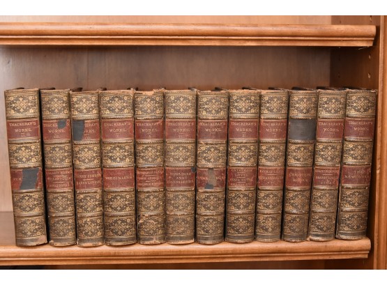 Thackeray's Works Set Of 12 Volumes