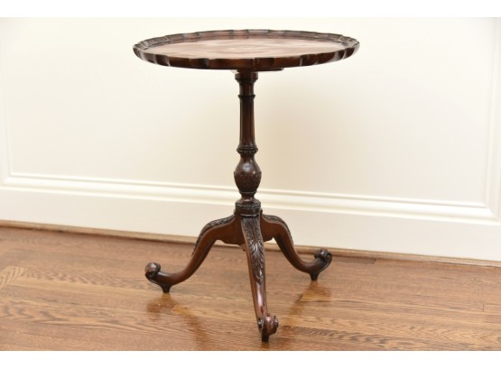 Antique Mahogany Pie Crust Side Table