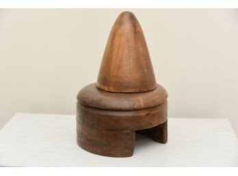 Antique Wooden Hat Mold Lot 4