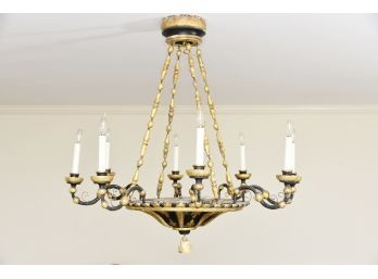 Amazing 1830's Italian Eight Light Chandelier With Provenance Paid $12,500