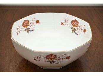 Antique Royal Crown Derby Porcelain Octagonal Bowl