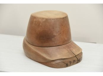 Antique Wooden Hat Mold Lot 2