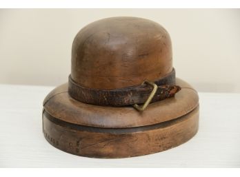 Antique Wooden Hat Mold Lot 6