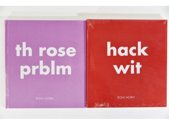 Hack Wit And The Rose Prblm By Roni Horn- Sealed Books