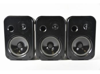 3 JBL Professional Control 1 Pro Speakers With Wall Mounts  With Wall Mounts (1 Wall Mount Damaged)