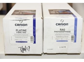 2 Canson Rag And Plantine 44 X 50 Minimal Use ( X45)