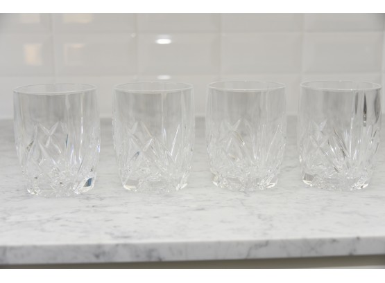 Set Of 4 Marquis Waterford Crystal Drinking Glasses