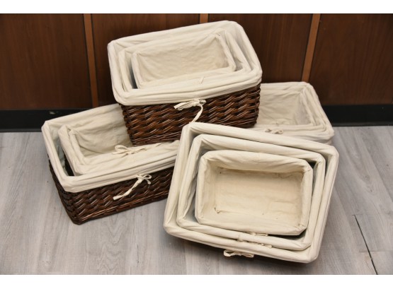 Set Of 12 Nesting Baskets