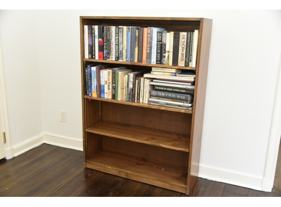 3 Shelved Pine Book Shelf #2 (Books Not Included)