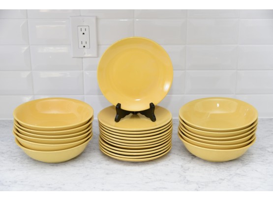 Yellow Mulberry Dish Set 24 Pieces