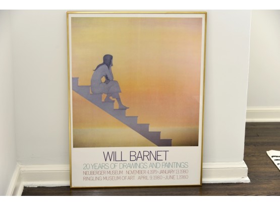 Will Barnet '20 Years Of Drawings And Paintings' Framed Lithograph