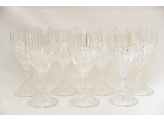 Set Of 7 Mikasa White Wine Glasses (#28)