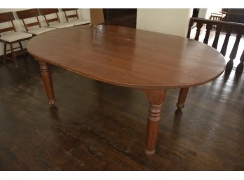 Pine Wood Dining Table (has Wear And Tear Please View Photos)
