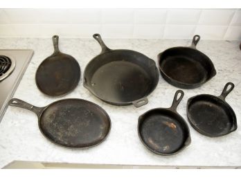 Assortment Of Cast Iron Frying Pans