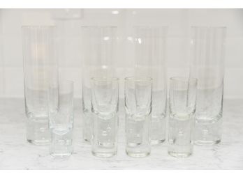 Set Of Spritzer And Shot Glasses