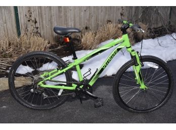 Neon Green Specialized Hotrock Bicycle