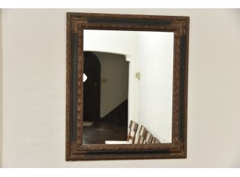 Hand Carved Wood Framed Mirror