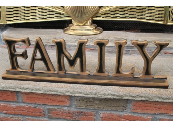 'Family' Decor Sign