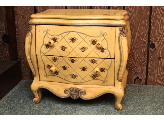 Hand Painted Bumblebee End Table