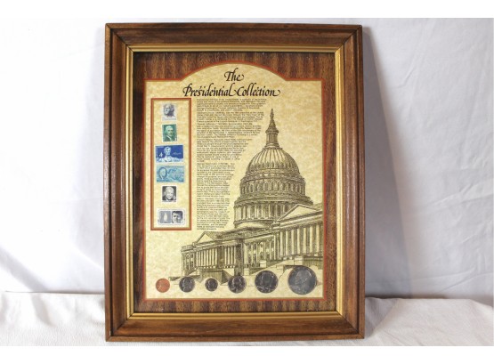 The Presidential Collection Coins Framed